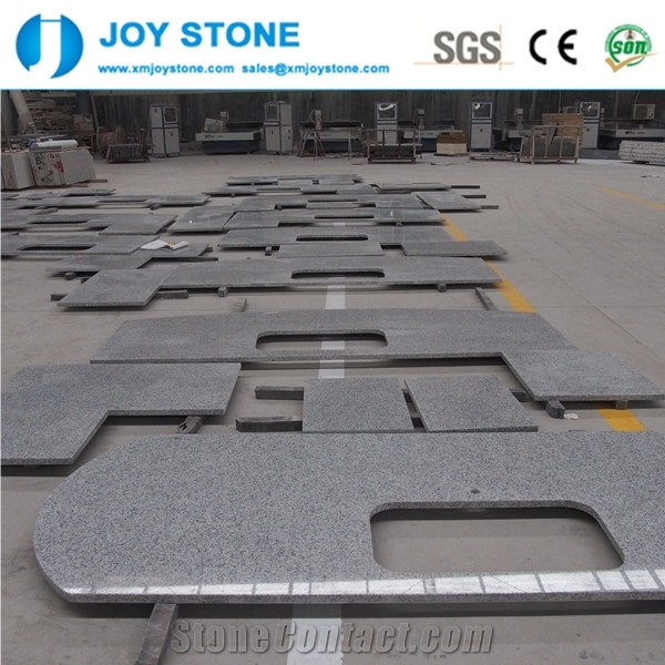 Wholesale G603 Padang Crystal Granite Kitchen Countertop with Sink Cut
