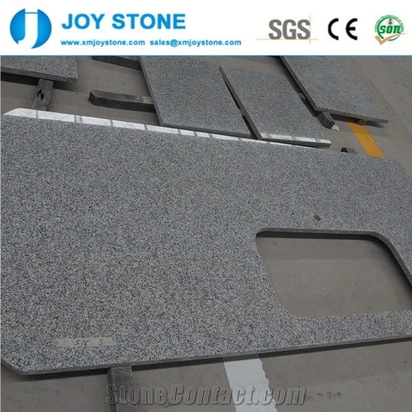 Wholesale G603 Padang Crystal Granite Kitchen Countertop with Sink Cut