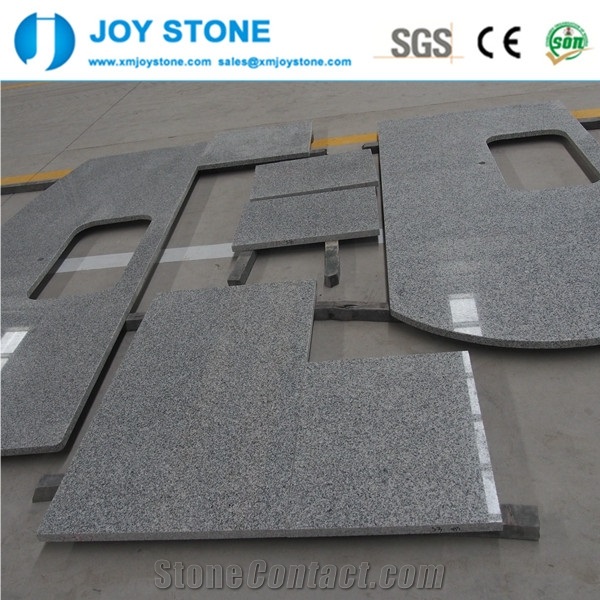 Wholesale G603 Padang Crystal Granite Kitchen Countertop with Sink Cut