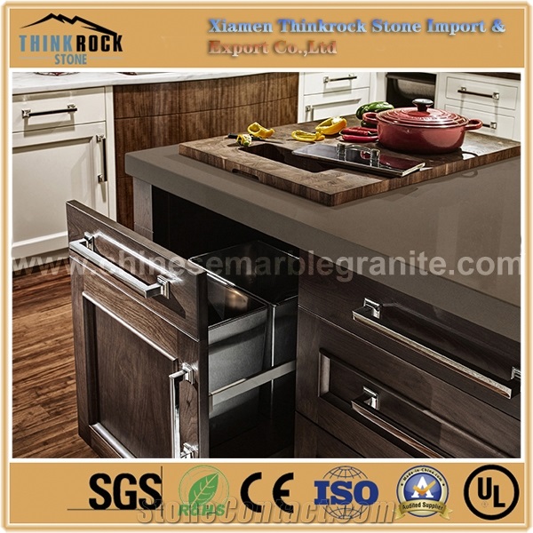 Black Sesame Unsui Cafe Galaxy Grey Quartz Island Tops