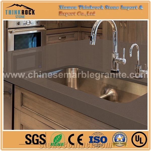 Black Sesame Unsui Cafe Galaxy Grey Quartz Island Tops