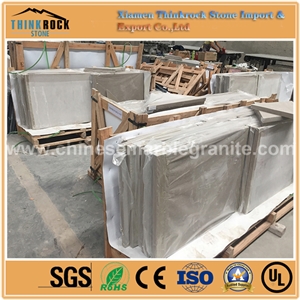 China Beige Single Grey Quartz Panels for Wall Coverings,Tabletops