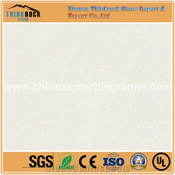 China Economical Glacier Single White Quartz Island Tops