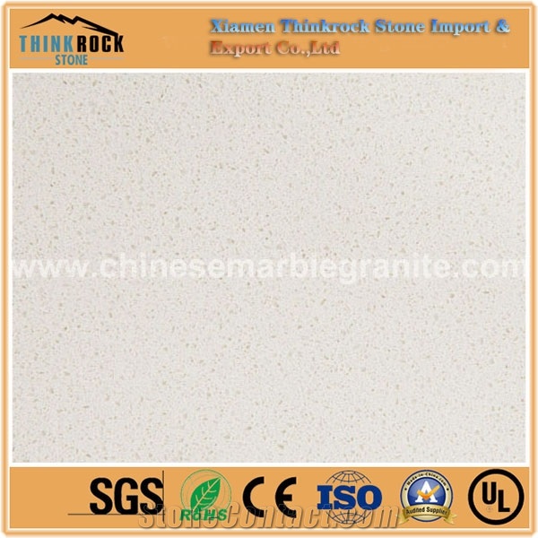 China Economical Glacier Single White Quartz Island Tops