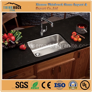China Natrual Empire Gold Snow Marble Veins Black Quartz Island Tops China Natrual Empire Gold Snow Marble Veins Black Quartz Island Tops