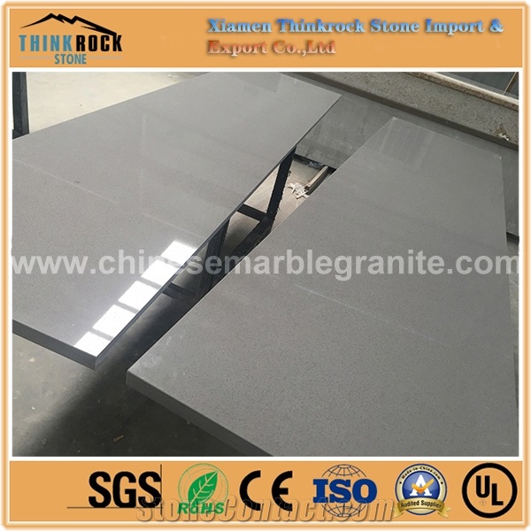 Competitive Price Galaxy Single Grey Quartz Kitchen Countertops