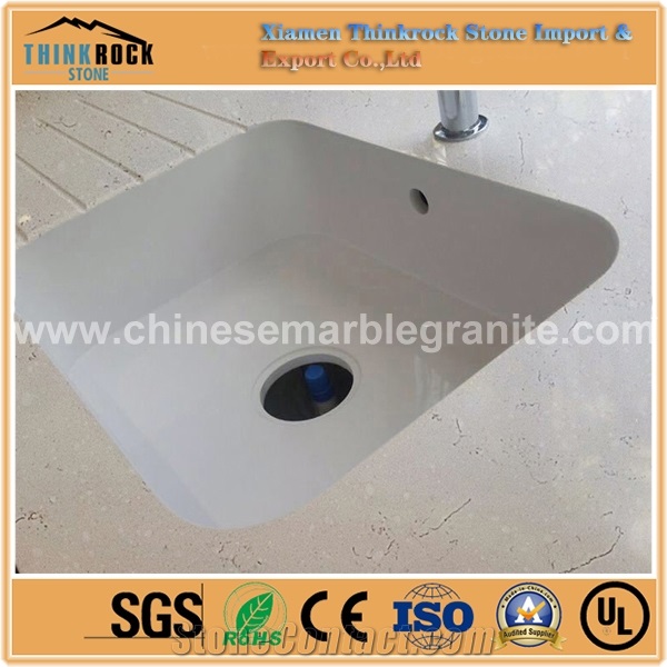 Cost-Effective London Marble Veins Grey Quartz Kitchen Countertops