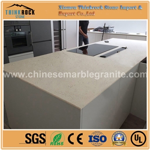 Cost-Effective London Marble Veins Grey Quartz Kitchen Countertops