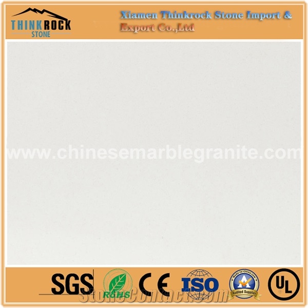 Good Price Polished Pure White Quartz Island Tops