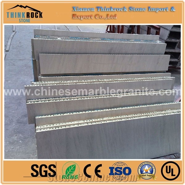 Moca Cream Limestone Wall Tile With Honeycomb Panels