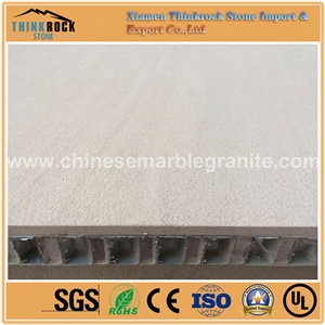 Moca Cream Limestone Wall Tile With Honeycomb Panels