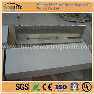 Moca Cream Limestone Wall Tile With Honeycomb Panels