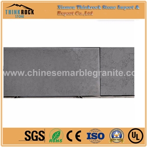 Natrual Mesopotamia Snow Marble Veins Grey Quartz Kitchen Countertops