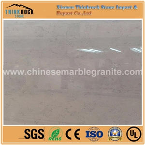 Natrual Mesopotamia Snow Marble Veins Grey Quartz Kitchen Countertops
