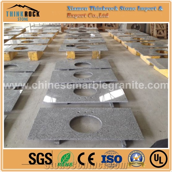 Quite Durable G623 Rosa Beta Grey Granite Countertops Round Table Tops