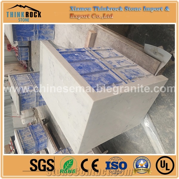 Unique and Lasting Wool Style Single White Quartz Bar Tops