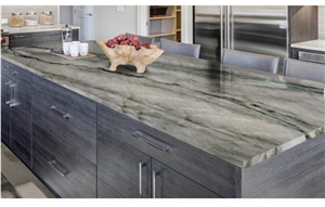 Antigua Quartzite Kitchen Countertops