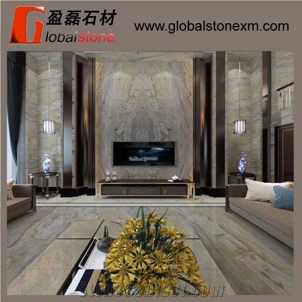 Magic Seaweed Marble for Bath Tops Green Marble Walling&Floor Tiles