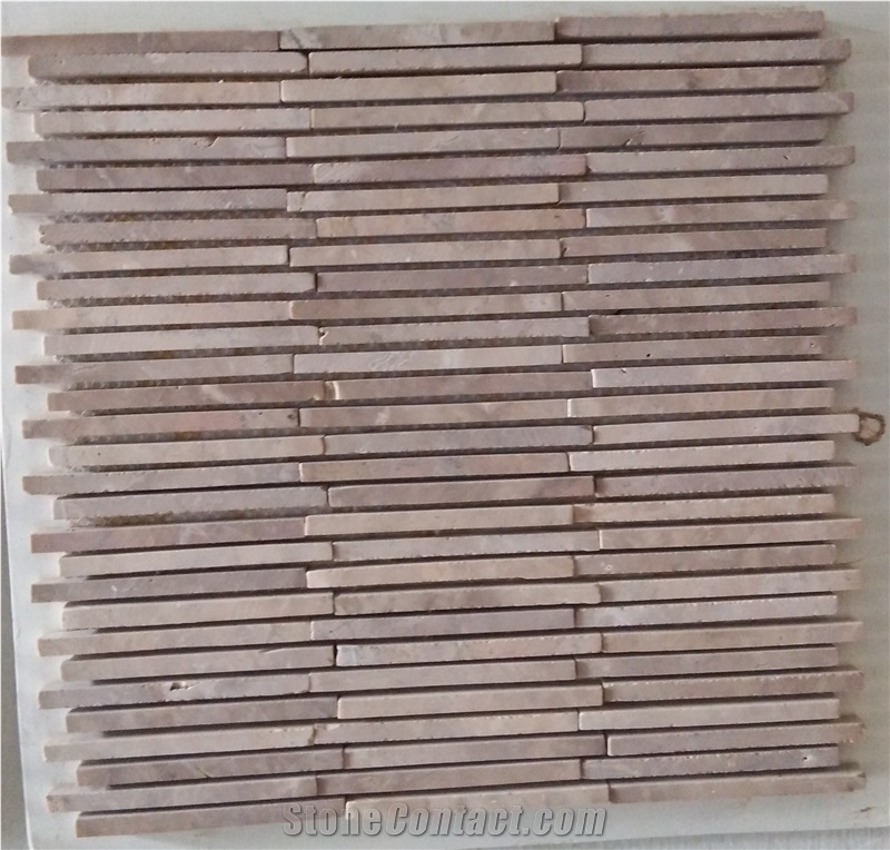 Marble Linear Strips Mosaic