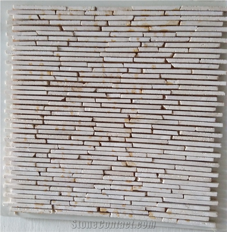 Marble Linear Strips Mosaic
