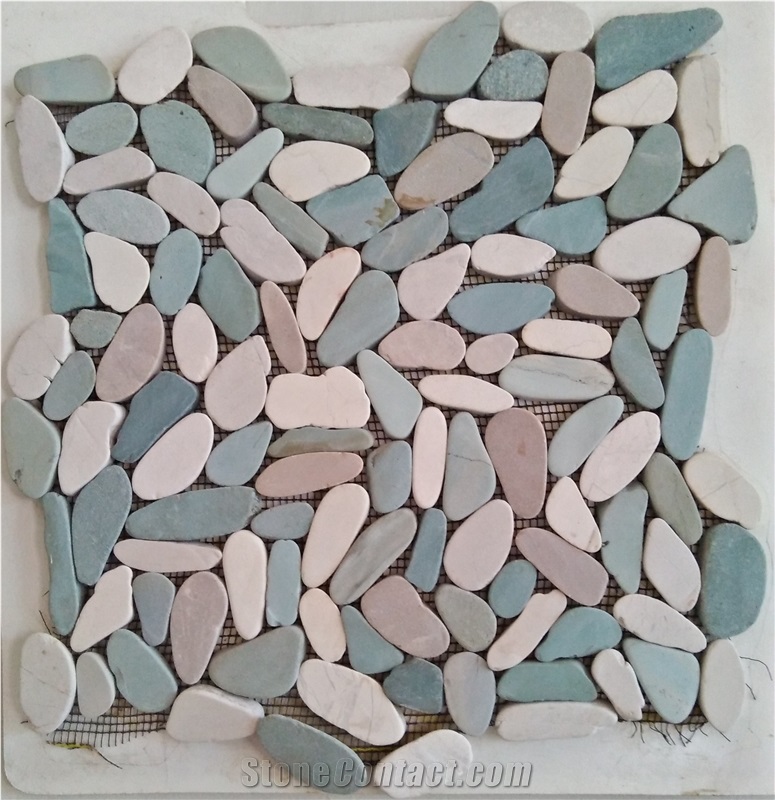 Pebble Mosaic, Decorative Pebble Mosaic, Pebble Stone Wall Tiles