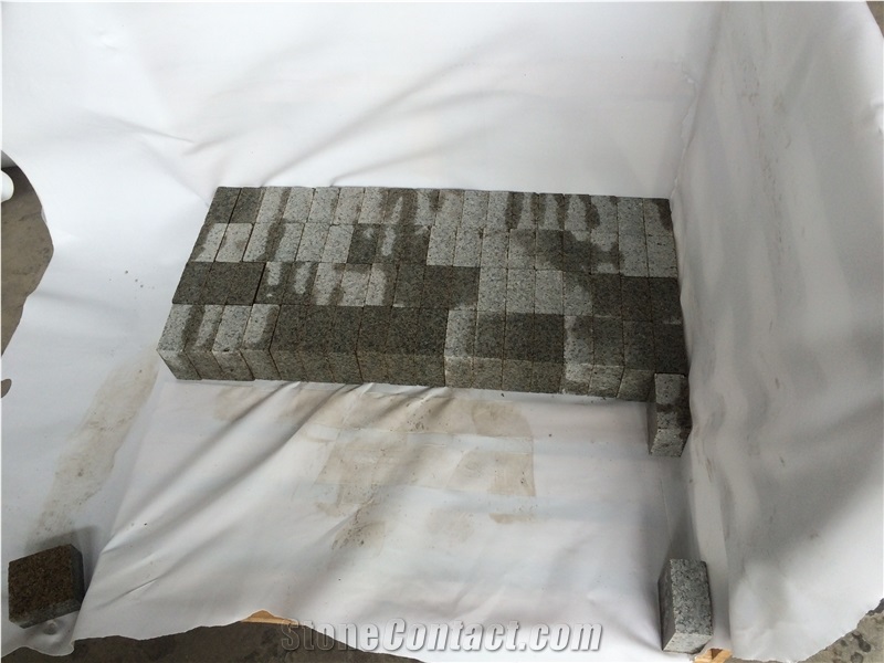 Brown Cubestone,Brown Granite Cobble Stone,Brown Granite Road Paver