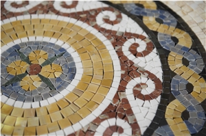 Marble Mosaic Hand Made Floor Medallions