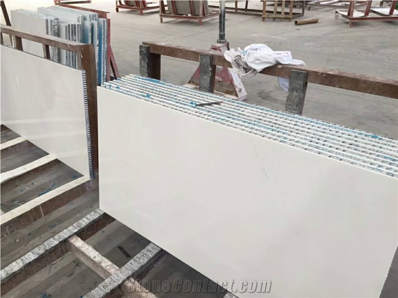 Beige Marble Honeycomb Panels, Honeycomb-Backed Stone Panels