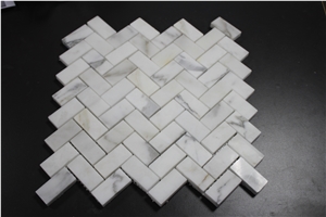 Calacatta Gold Marble Floor Mosaic,Calacatta Borghini Marble Mosaic
