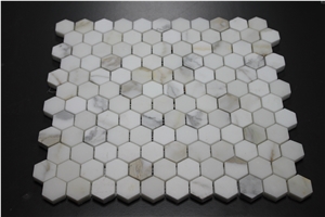 Calacatta Gold Marble Floor Mosaic,Calacatta Borghini Marble Mosaic