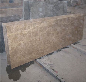 Cheap Price Light Emperador Marble Bathroom Custom Vanity Tops