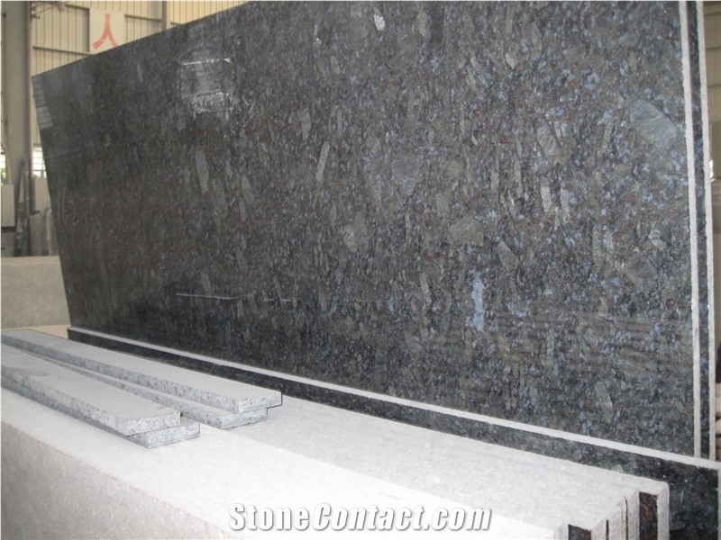 Chinese Butterfly Blue Granite Countertop,Verde Blue Granite Bar Tops