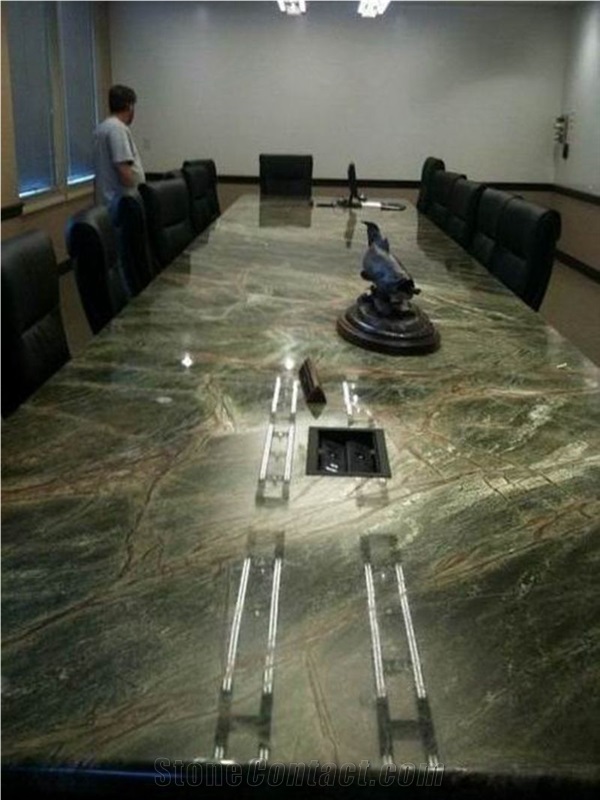 Custom Vanity Tops Rain Forest Green Marble,Bidasar Green Marble Tops