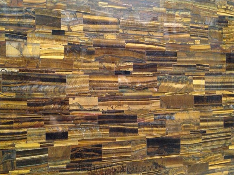 High Quality Tiger Eye Semiprecious Stone Slabs & Tiles