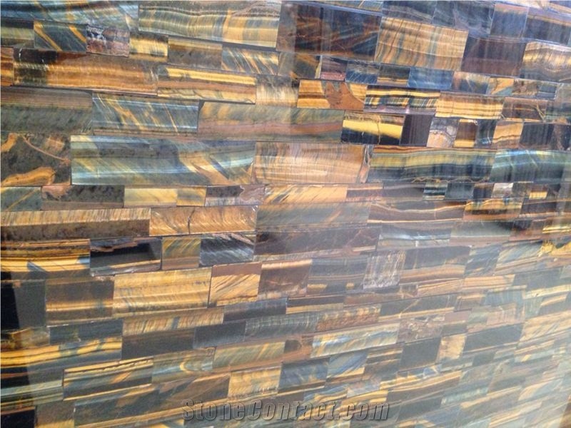 High Quality Tiger Eye Semiprecious Stone Slabs & Tiles
