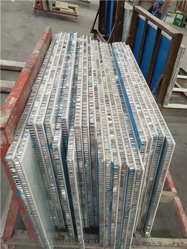 Hot Sell White Marble Honeycomb Panels, Lightweight Honeycomb Panels