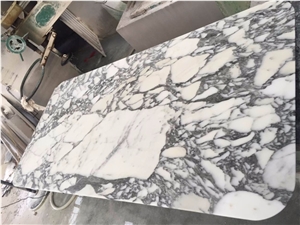 Iarabescato Carrara Marble Island Tops, Arabescato Faniello Worktops