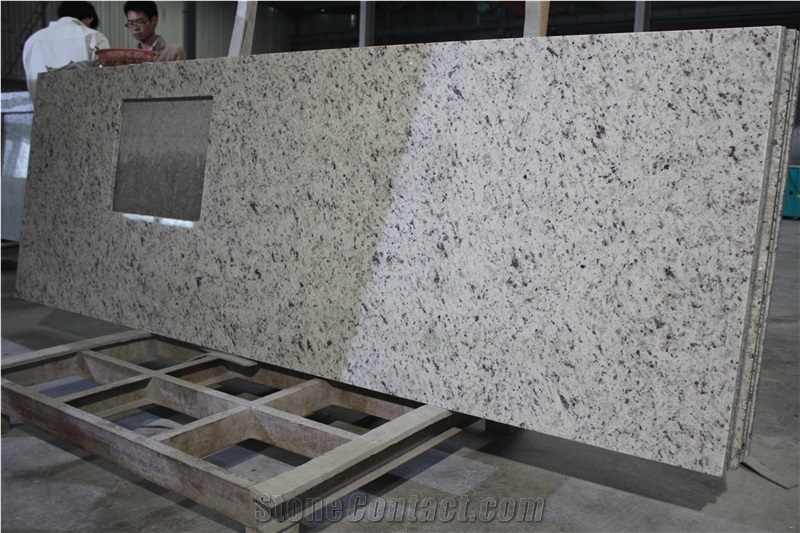 Imported Rose White Granite Bar Top,Brazil White Granite Kitchen Tops