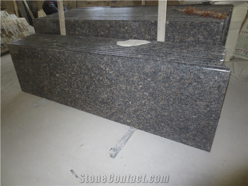 Indian Saphire Brown Granite Island Tops,India Brown Granite Tops