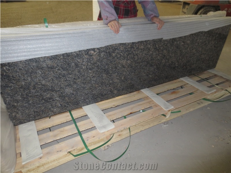 Indian Saphire Brown Granite Island Tops,India Brown Granite Tops