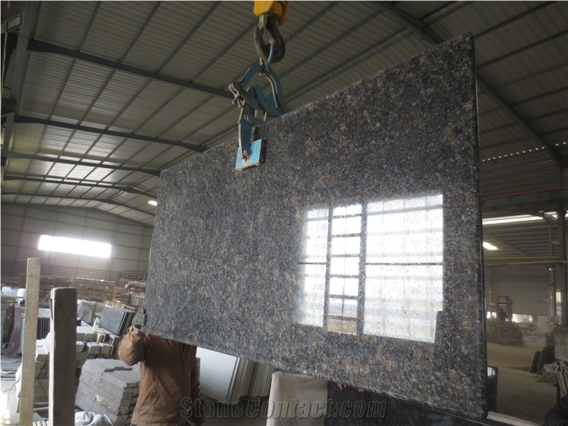Indian Saphire Brown Granite Island Tops,India Brown Granite Tops