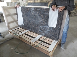 Indian Saphire Brown Granite Island Tops,India Brown Granite Tops