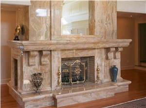 Italy Breccia Oniciata Marble Fireplace,Breccia Pernice Chiara Marble Italy Breccia Oniciata Marble Fireplace,Breccia Pernice Chiara Marble