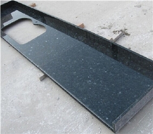 L-Shape Granite Kitchen Countertops Emerald Pearl,Norway Green Granite