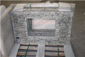 Light Giallo Santa Cecilia Granite Bathroom Vanity Tops