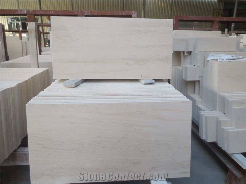 Moca Cream Limestone Floor Tiles,Beige Limestone Flooring