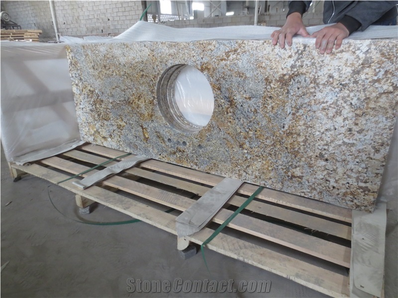 Polished Bordeaux Typhoon Granite Custom Countertops,Kitchen Bar Top