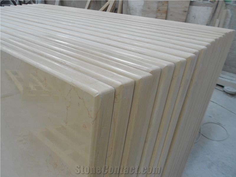 Polished Golden Shell Marble,Antique Gold Marble Kitchen Island Tops
