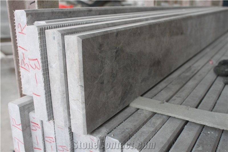 Turkey Cloudy Grey, Arctic Grey Marble Custom Vanity Tops