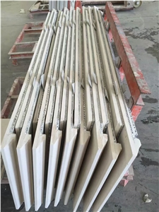 White Marble Honeycomb Table Tops, Honeycomb Countertops,Bath Top